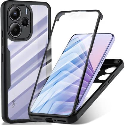 Techsuit ColorVerse 360 Series - θήκη για Xiaomi Redmi Note 14 - Μαύρο