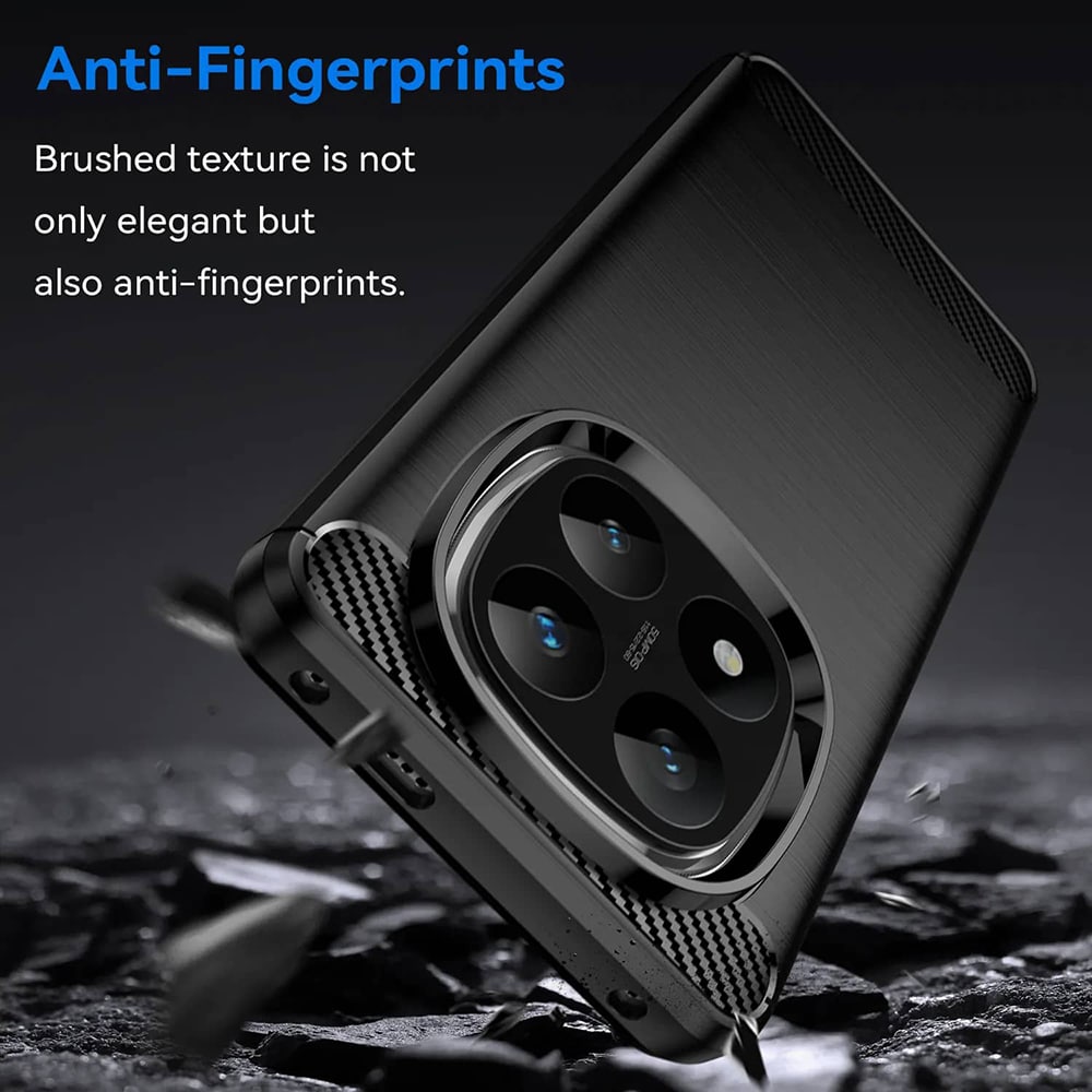 Techsuit Carbon Silicone - θήκη για Xiaomi Poco F7 Pro - Μαύρο - Image 5