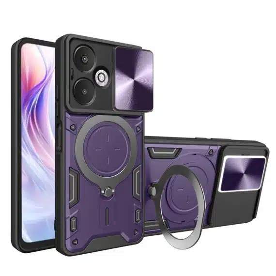 Techsuit CamGuard Pro - θήκη για Xiaomi Redmi 13C 5G - Μωβ