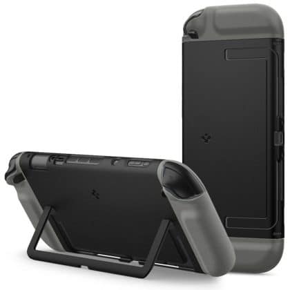 Spigen - Προστατευτική Θήκη Nano Pop - για Nintendo Switch 2, Λεπτή, με Βάση Στήριξης - Μαύρο Σουσάμι