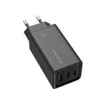 ColorWay - Φορτιστής Τοίχου (CW-CHS039PD-BK) - USB QC, 2xType-C PD, Multi Fast Charging, GaN3 Pro, 65W, Auto ID - Μαύρο - Image 3