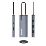 ColorWay - Docking Station (CW-HUB02) - 3x USB, Type-C, HDMI 4K HD, RJ45, PD 100W, 5Gps, Ethernet 1 GbE, 5A, Ένδειξη - Ασημί - Image 7