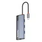 ColorWay - Docking Station (CW-HUB02) - 3x USB, Type-C, HDMI 4K HD, RJ45, PD 100W, 5Gps, Ethernet 1 GbE, 5A, Ένδειξη - Ασημί - Image 2