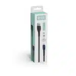 ColorWay - Καλώδιο Δεδομένων (CW-CBUC034-BK) - USB σε Type-C, για Συγχρονισμό & Φόρτιση, με ένδειξη LED, 2.4A, 480Mbps, 1m - Μαύρο - Image 7