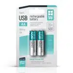 ColorWay - Επαναφορτιζόμενη Μπαταρία (CW-UBAA-10) - 2x AA Type-C, 2200mAh, 1.5V, για Αξεσουάρ Υπολογιστή/Κάμερες, Li-Polymer - Γκρι - Image 5