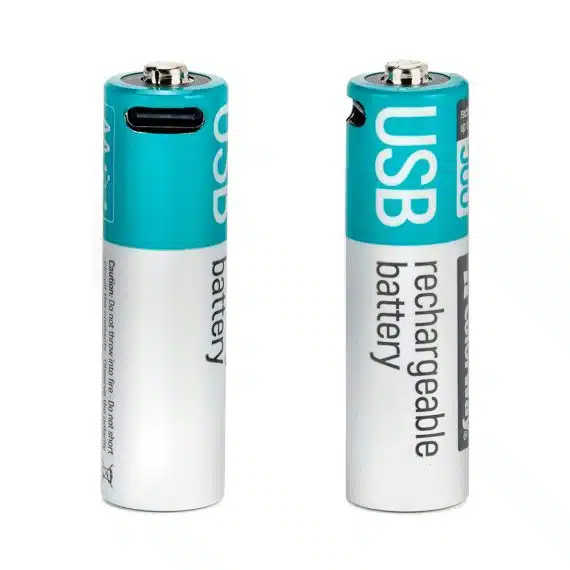 ColorWay - Επαναφορτιζόμενη Μπαταρία (CW-UBAA-10) - 2x AA Type-C, 2200mAh, 1.5V, για Αξεσουάρ Υπολογιστή/Κάμερες, Li-Polymer - Γκρι