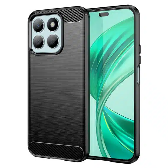 Techsuit Carbon Silicone - θήκη για Honor X8b - Μαύρο