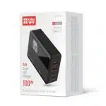 ColorWay - Φορτιστής CW-CHS041PD-BK) - 2xUSB QC, 2xType-C PD3.0 PPS, Huawei FCP, VOOC, 100W, LED Οθόνη - Μαύρο - Image 5