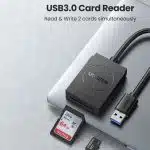 Ugreen - Card Reader CR127 (20250) - για Windows, MacOS, Linux, USB 3.0, Θύρα Κάρτας TF/SD, Plug & Play, 5Gbps, 15cm - Μαύρο - Image 14