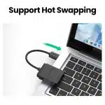 Ugreen - Card Reader CR127 (20250) - για Windows, MacOS, Linux, USB 3.0, Θύρα Κάρτας TF/SD, Plug & Play, 5Gbps, 15cm - Μαύρο - Image 10