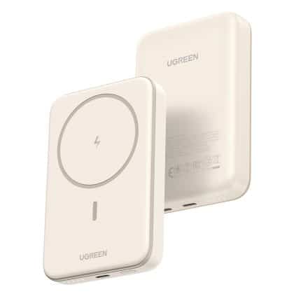 Ugreen - Ασύρματο Power Bank PB561 (25208) - MagSafe, Γρήγορη Φόρτιση, 10000mAh, Type-C, PD20W, 5V/3A - Μπεζ