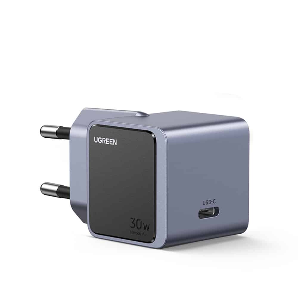 Ugreen - Φορτιστής Τοίχου Nexode S X503 (35041) - Type-C, GaN, Γρήγορη Φόρτιση, 30W, 3A, PD3.0, QC4.0+ - Γκρι - Image 2