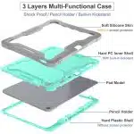 Techsuit - Ανθεκτική Θήκη TabShell + Προστατευτικό Οθόνης - Samsung Galaxy Tab S10 FE Plus - Μαύρο - Image 2