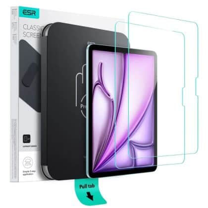 ESR - (2pack) Tempered Glass Screen Protector UltraFit Tray - iPad Air 11 (2024) / Air 11 (2025) - Clear