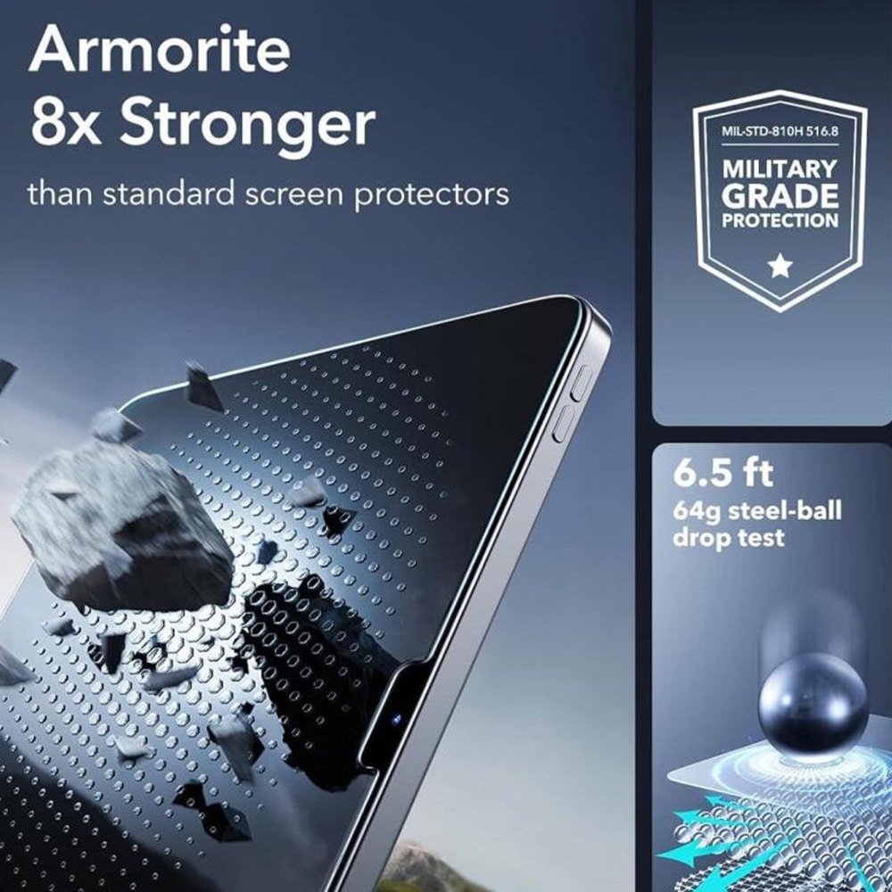 ESR - (2pack) Armorite Προστατευτικό Οθόνης UltraFit Tray - iPad Air 13 (2024) / Air 13 (2025) - Διάφανο - Image 5