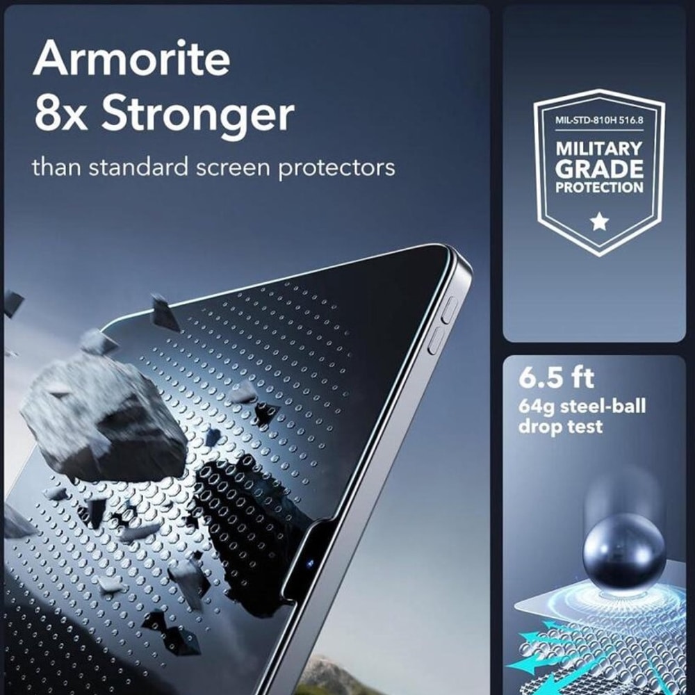 ESR - (2pack) Armorite Screen Protector UltraFit Tray - iPad Air 11 (2024) / Air 11 (2025) - Clear - Image 6