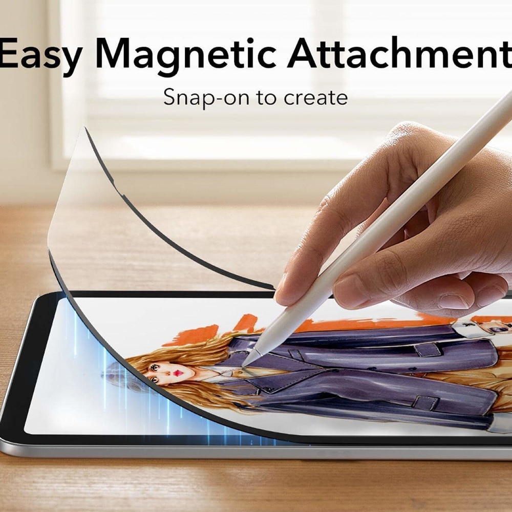 ESR - Paper-Feel Magnetic - iPad 10 (2022) 10.9 / 11 (2025) - Clear - Image 7