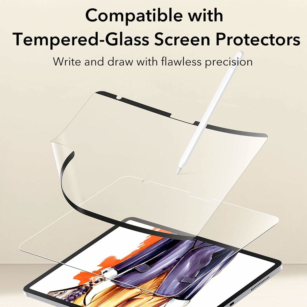 ESR - Paper-Feel Magnetic - iPad 10 (2022) 10.9 / 11 (2025) - Clear - Image 6