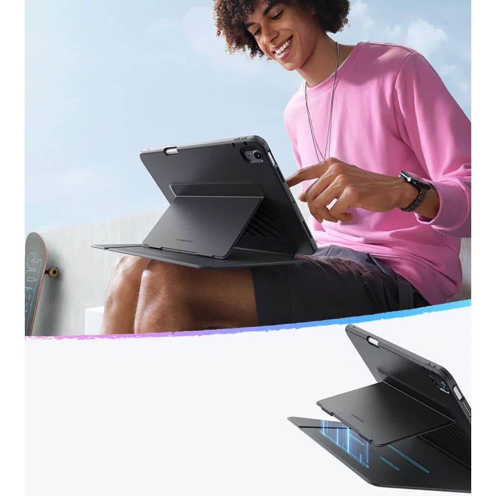ESR - Flip Hybrid - iPad Air 13 (2024) / Air 13 (2025) - Μαύρο - Image 7
