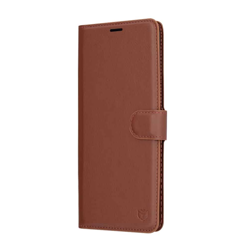 Techsuit Leather Folio - θήκη για Xiaomi Redmi Note 14 Pro 4G - Καφέ - Image 4