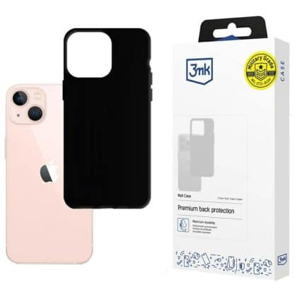 3MK Matt Case - θήκη για Apple iPhone 14 Plus / 15 - Μαύρο
