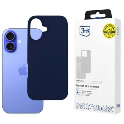 3MK Silicone Case - θήκη για Apple iPhone 16 - Μπλε