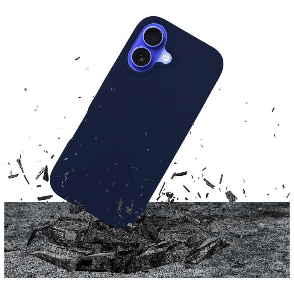 3MK Silicone Case - θήκη για Apple iPhone 16 - Μπλε - Image 3