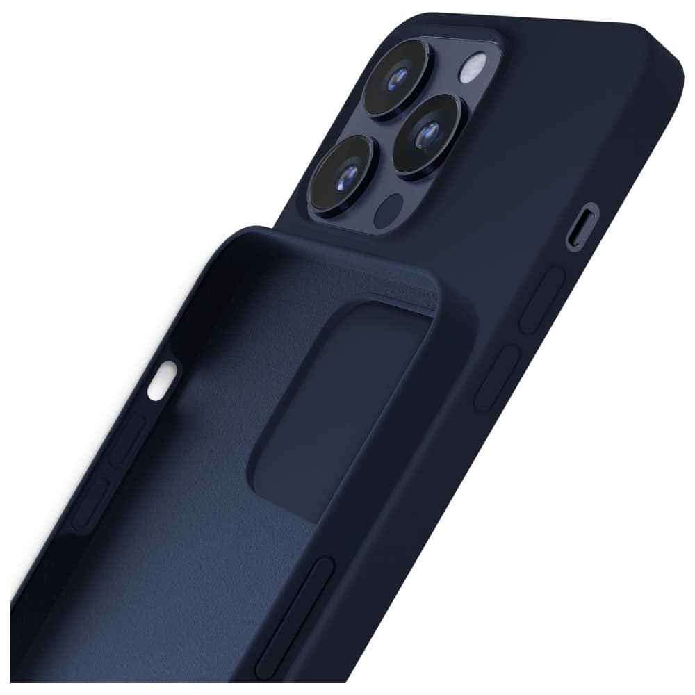 3MK Silicone Case - θήκη για Apple iPhone 16 Pro - Μπλε - Image 2