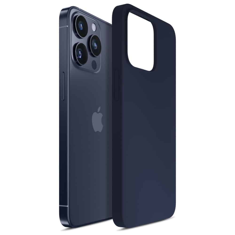 3MK Silicone Case - θήκη για Apple iPhone 16 Pro - Μπλε - Image 3