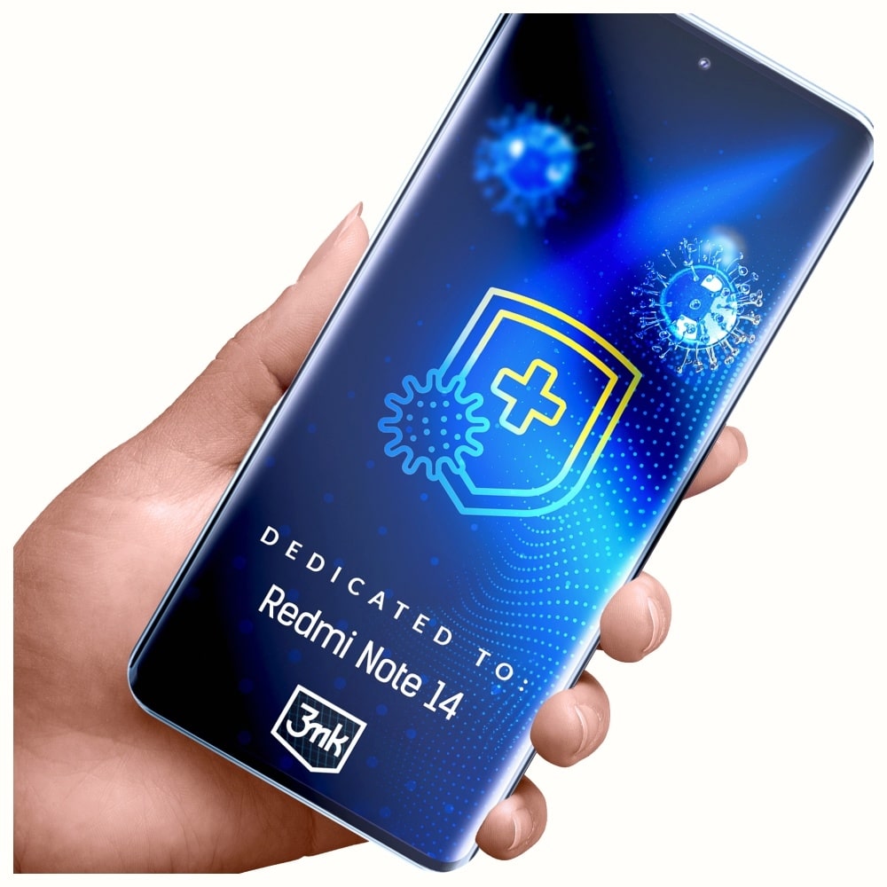 3MK SilverProtect+ αντιμικροβιακό Redmi Note 14 4G - Image 2