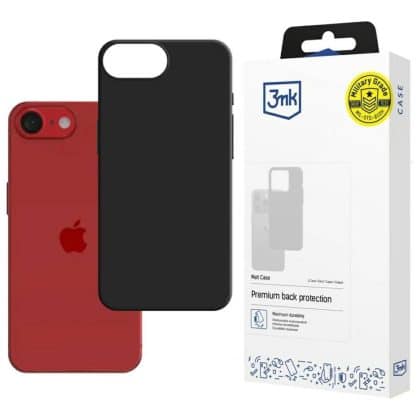 3MK Matt Case - θήκη για Apple iPhone 16e - Μαύρο