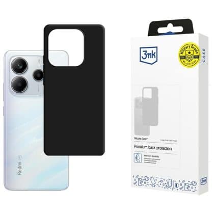 3MK Silicone Case - θήκη για Xiaomi Redmi Note 14 5G - Μαύρο