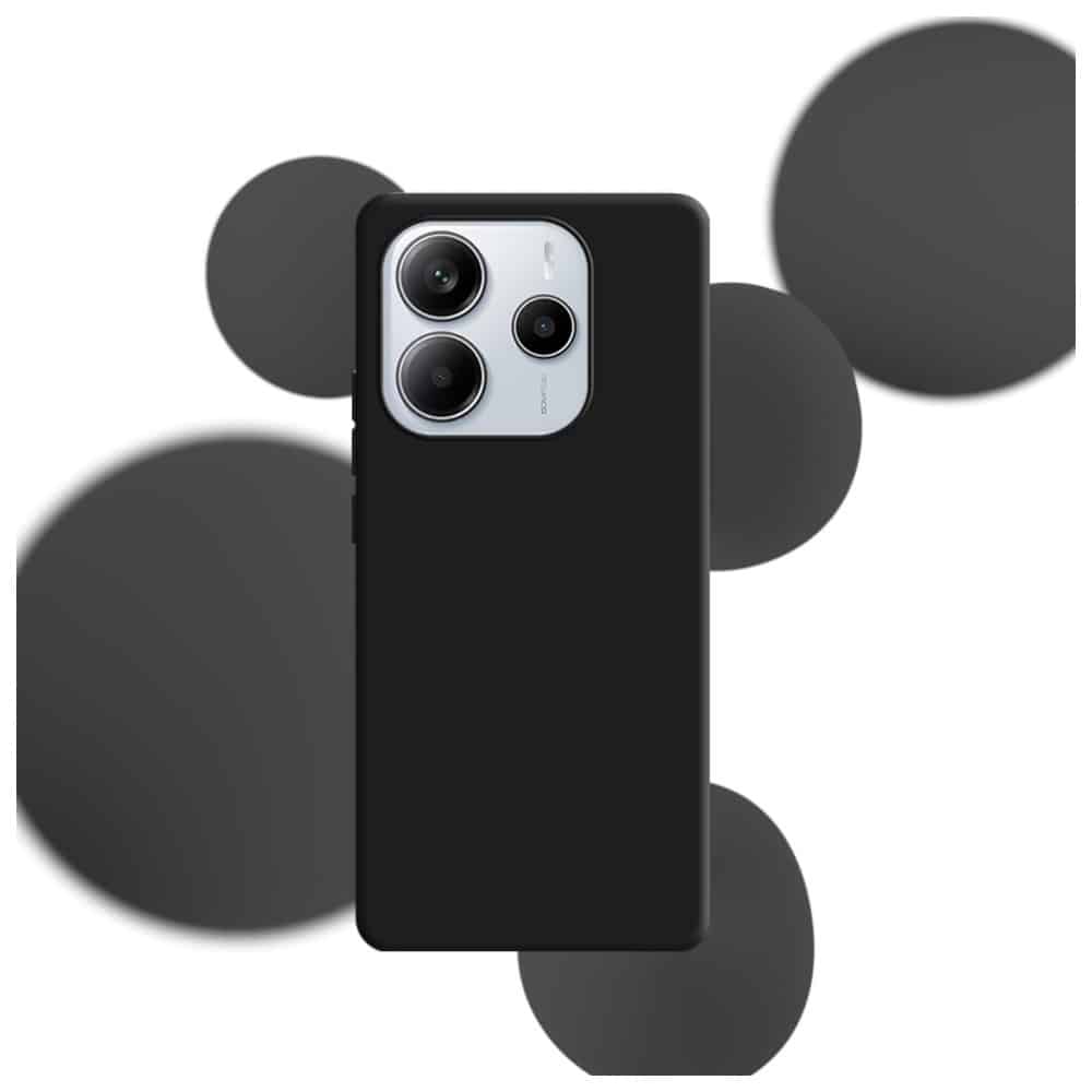 3MK Silicone Case - θήκη για Xiaomi Redmi Note 14 5G - Μαύρο - Image 2