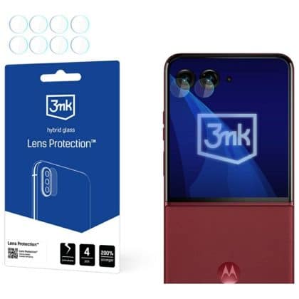 Προστασία φακού κάμερας 3MK Lens Protect για Motorola Razr 60 Ultra 4τμχ