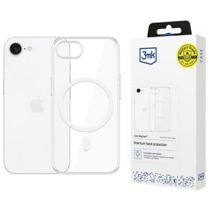 3MK Clear MagCase - θήκη για Apple iPhone 16e - Διάφανο