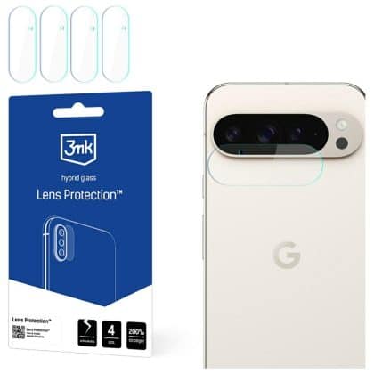 Προστασία φακού κάμερας 3MK Lens Protect για το Google Pixel 9 Pro XL 4τμχ