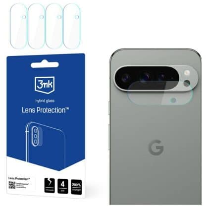 Προστασία για τον φακό της κάμερας 3MK Lens Protect για Google Pixel 9 4τμχ
