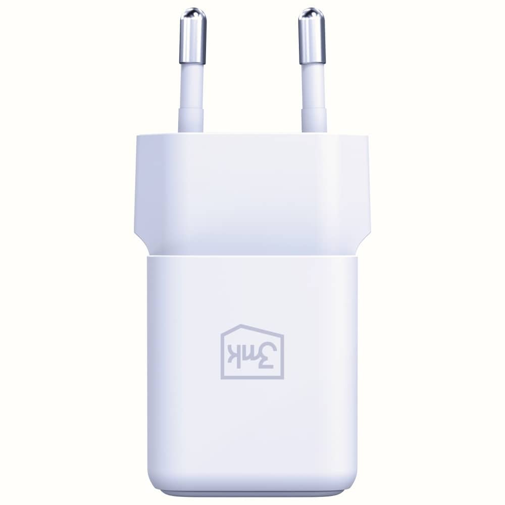 Φορτιστής τοίχου 3MK Hyper GaN Charger 20W 1xUSB-A 1XUSB-C PD QC4+ λευκό - Image 2