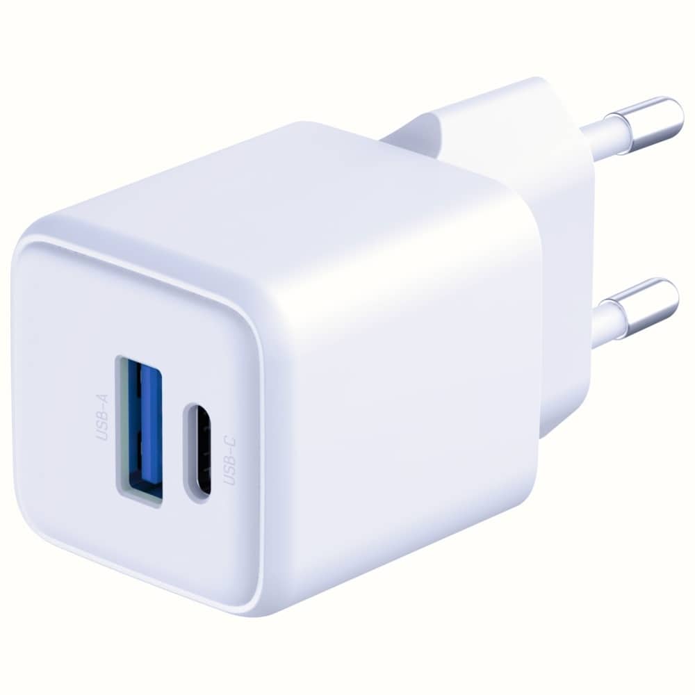 Φορτιστής τοίχου 3MK Hyper GaN Charger 20W 1xUSB-A 1XUSB-C PD QC4+ λευκό - Image 5