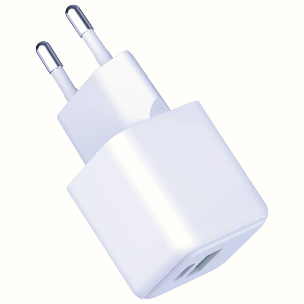 Φορτιστής τοίχου 3MK Hyper GaN Charger 20W 1xUSB-A 1XUSB-C PD QC4+ λευκό - Image 7