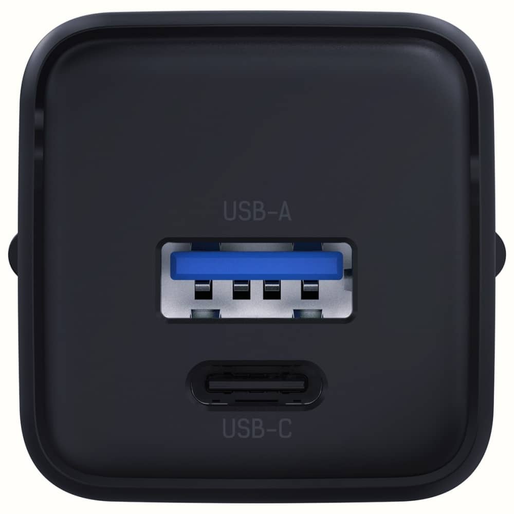 Φορτιστής τοίχου 3MK Hyper GaN Charger 20W 1xUSB-A 1XUSB-C PD QC4+ μαύρο - Image 2