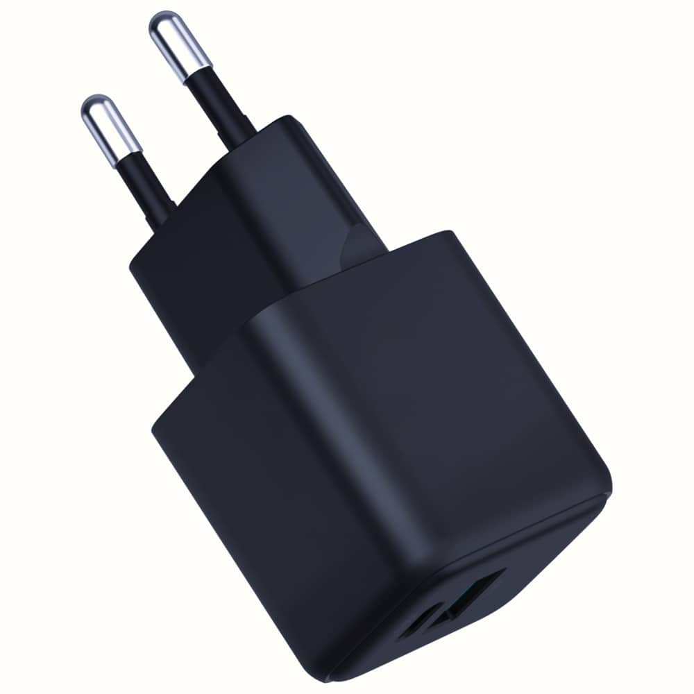 Φορτιστής τοίχου 3MK Hyper GaN Charger 20W 1xUSB-A 1XUSB-C PD QC4+ μαύρο - Image 8