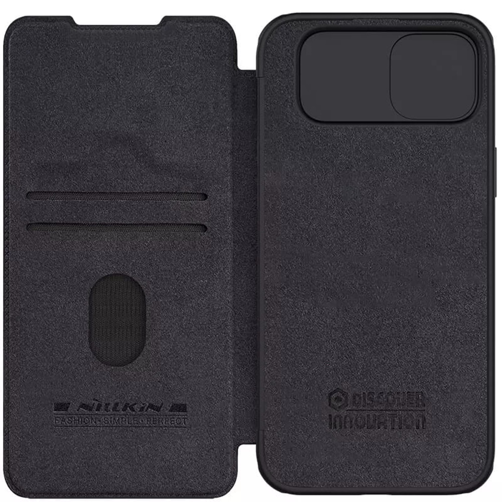Nillkin Qin - θήκη για Apple iPhone 15 Plus - Μαύρο - Image 6
