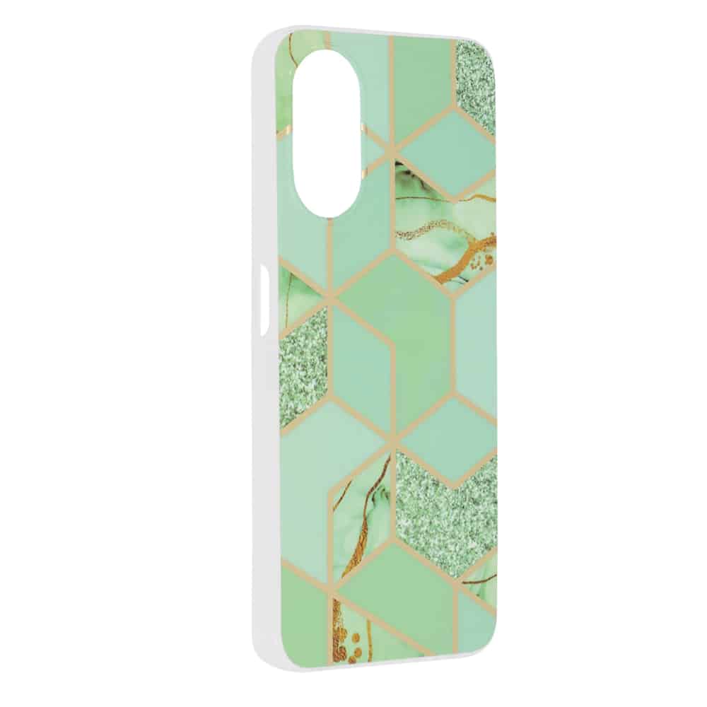 Techsuit Marble Series - Oppo A17 - Πράσινο - Image 6