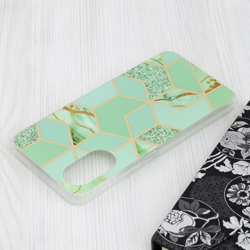 Techsuit Marble Series - Oppo A17 - Πράσινο - Image 3