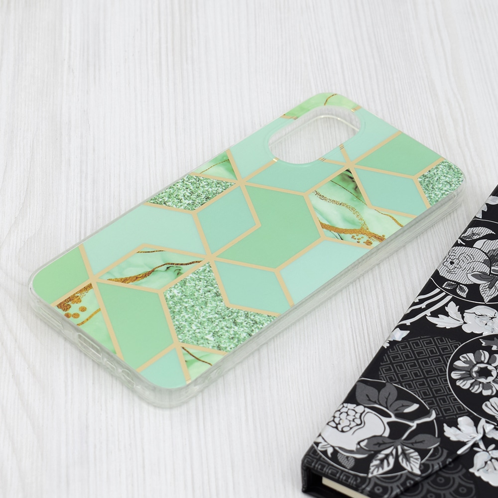 Techsuit Marble Series - Oppo A17 - Πράσινο - Image 4