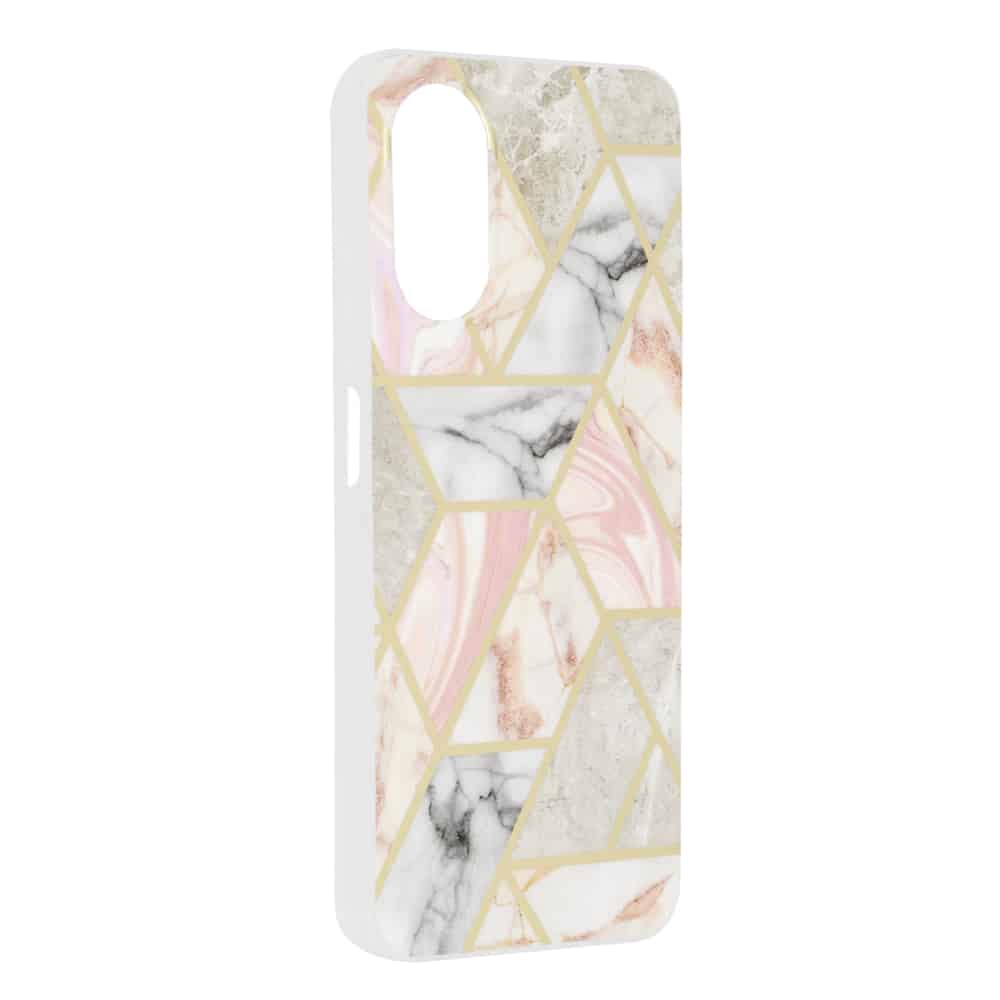 Techsuit Marble Series - Oppo A17 - Ροζ - Image 6