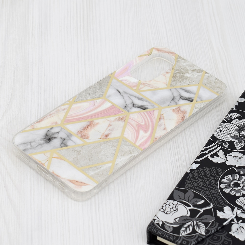 Techsuit Marble Series - Oppo A17 - Ροζ - Image 4