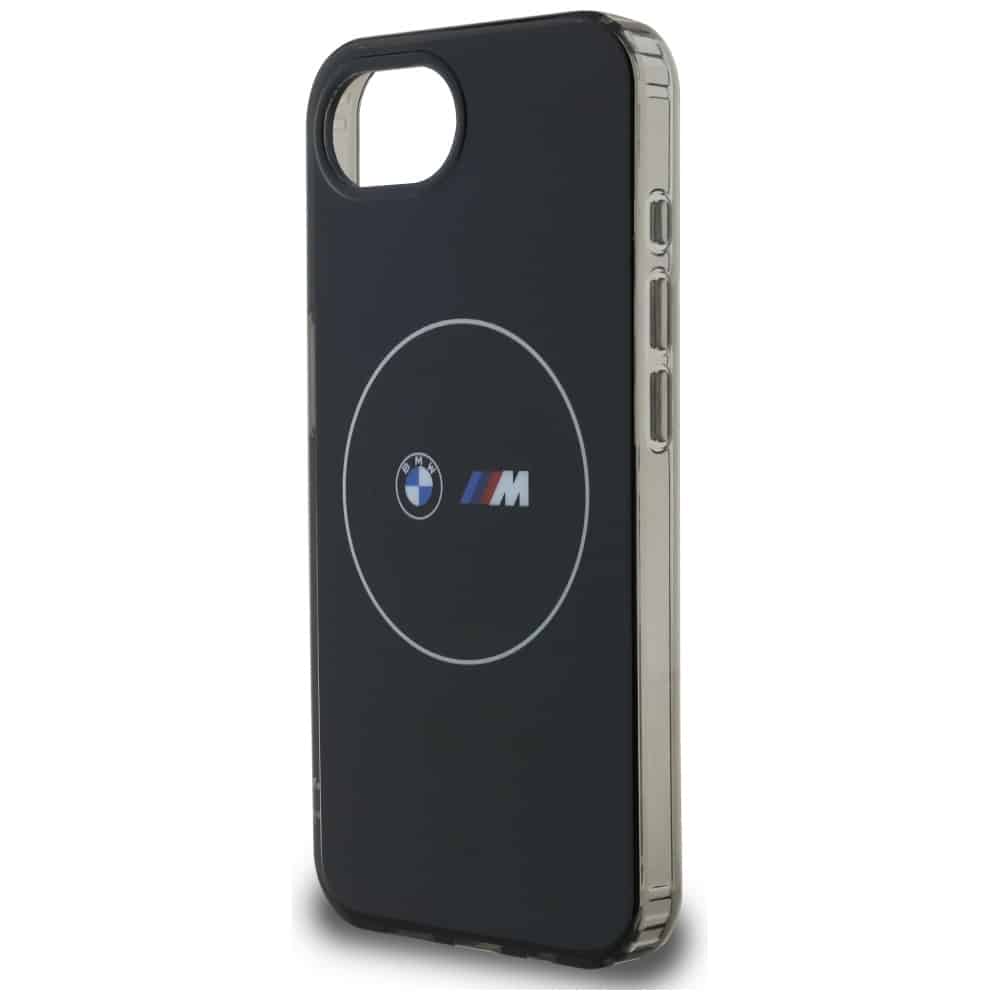 Case BMW IML Metal White Circle MagSafe for iPhone 16e black - Image 6