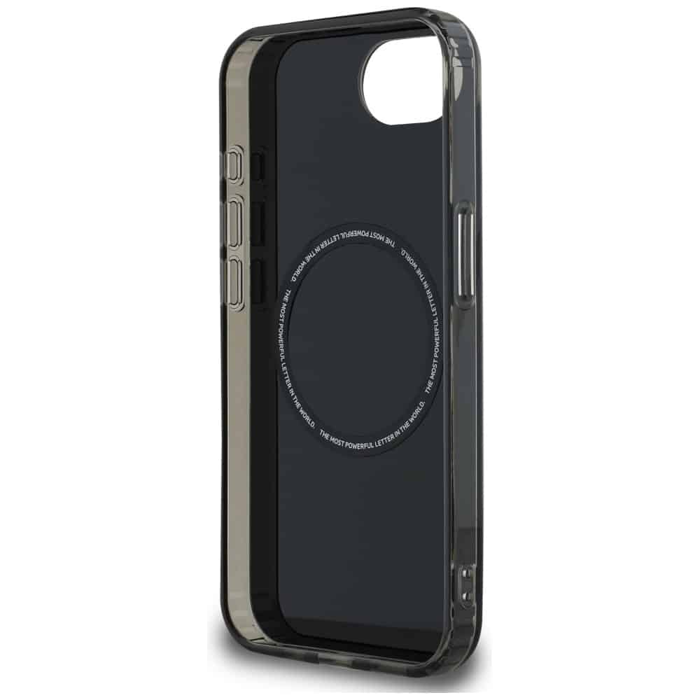 Case BMW IML Metal White Circle MagSafe for iPhone 16e black - Image 7